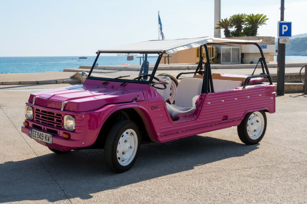 Location de Méhari électrique à Cassis et en Provence - Modèle Grenache